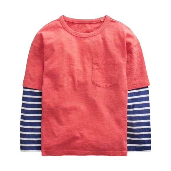 🆕 Mini Boden NWT 4/5 Yrs Long Layered Tee Shirt - Picture 1 of 3